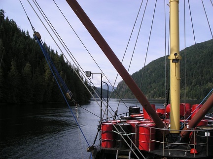 Uchuck III in Tahsis inlet