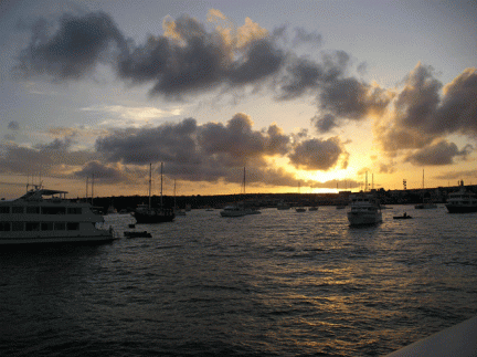 Sunset at Puerto Ayora