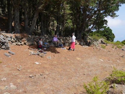 Lunch Break on our First Walk