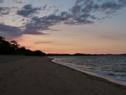 Sunset on Crowded!! Beach