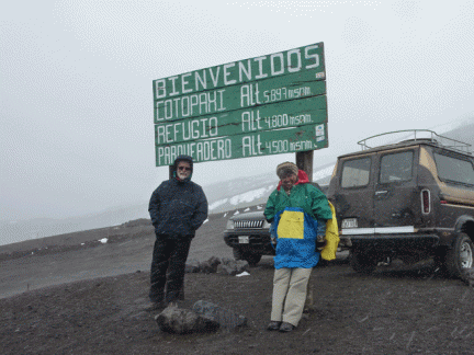 Cotapaxi in a Blizzard
