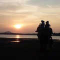 Sunset on the ride