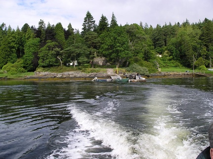 Leaving Eilean Shona