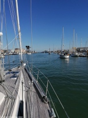 Leaving East Cowes to go home